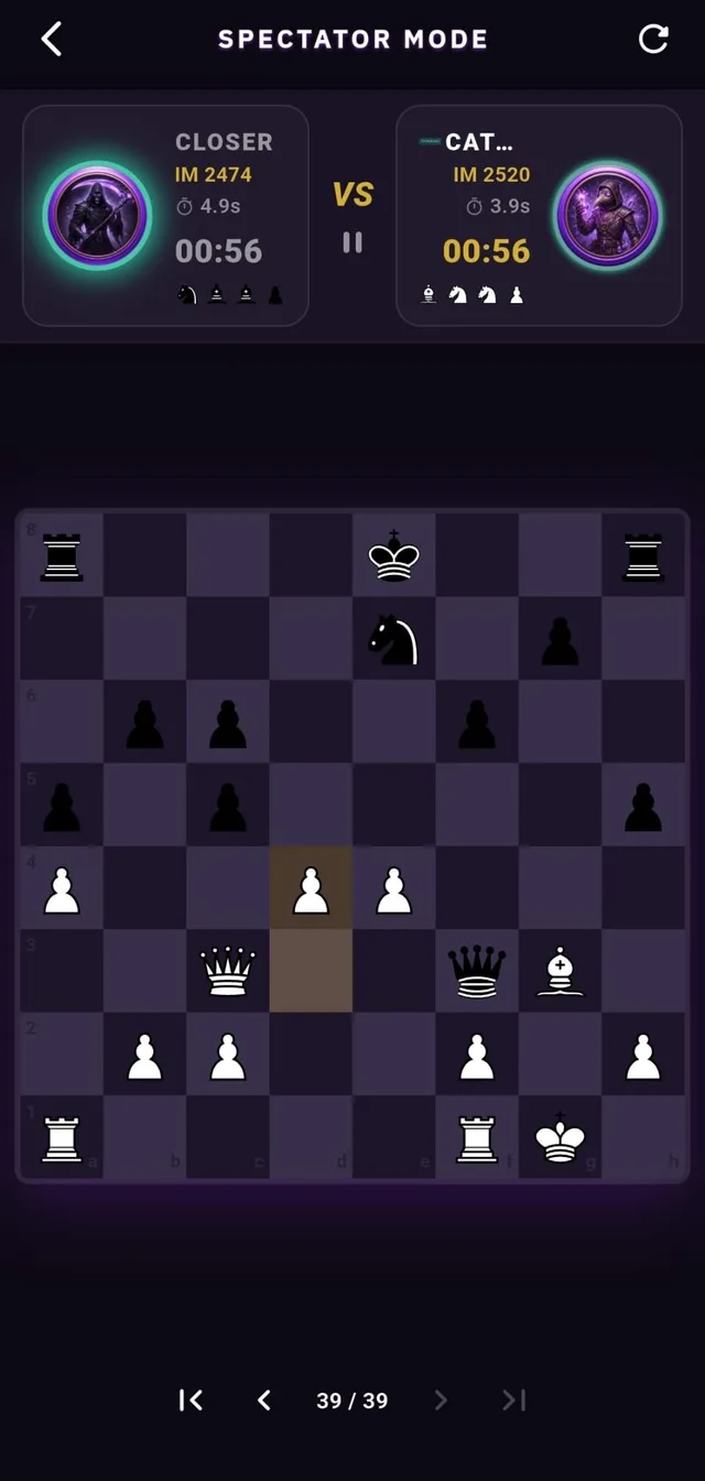 Chess vs Vectron spectator mode